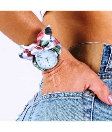 RELOJ DULCE PRIMAVERA PLATA
