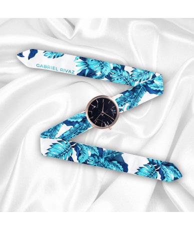 RELOJ TURQUESA TROPICAL GOLD