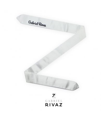 PULSERA DE SEDA BLANCO NIEVE