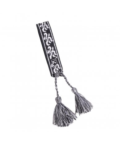 PULSERA CON POMPONES DE...