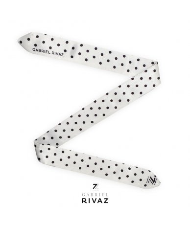 BRACELET POIS NOIR EN SOIE