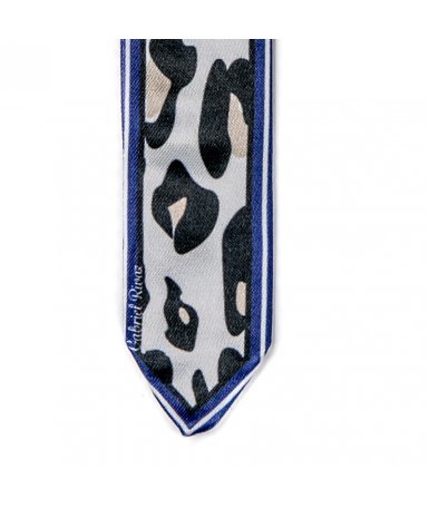 BRACELET LEOPARD EN SOIE